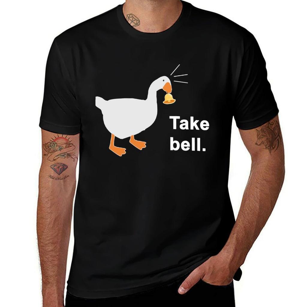 Take Bell Goose Game Meme Tshirt Dry Fit Running Short Sleeve Top