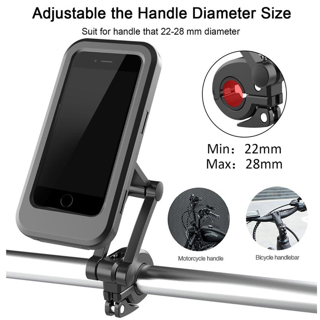 Bicycles Phone Mount Adjustable Handlebar of Motorcycle Phone Mount for Electric Mountain Scooter Bikes Phone Holder User Mount