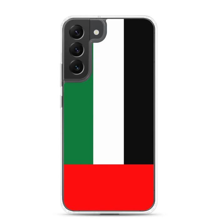 Coque Téléphone - Samsung - Galaxy S24 Ultra - Drapeau Émirats Arabes Unis - Souple - Multicolore