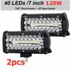 Car LED Light Bar Offroad 4x4 Spotlights Fog Lamp 12V 24V 3 Rows Headlight Truck Farm Tractor Boat SUV ATV Light Bar/work Light