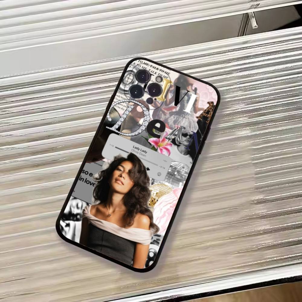 British singer O-Olivia Dean Phone Case For iPhone 17, 16,15,14,13,12,11 Plus,Pro Max, Others Soft Black Cover