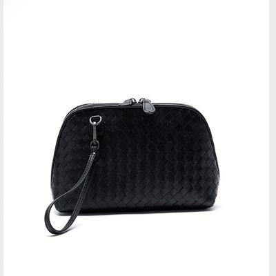 Tendance Transfrontalière Nouveau Sac Tissé pour Femmes Couche Supérieure Peau de Mouton Fait Main Tissé Sac Croisé en Diagonale Sac à Main Sac de Maquillage