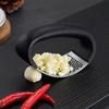 Stainless Steel Ring Garlic Press & Mincer – Home Essential Tool 