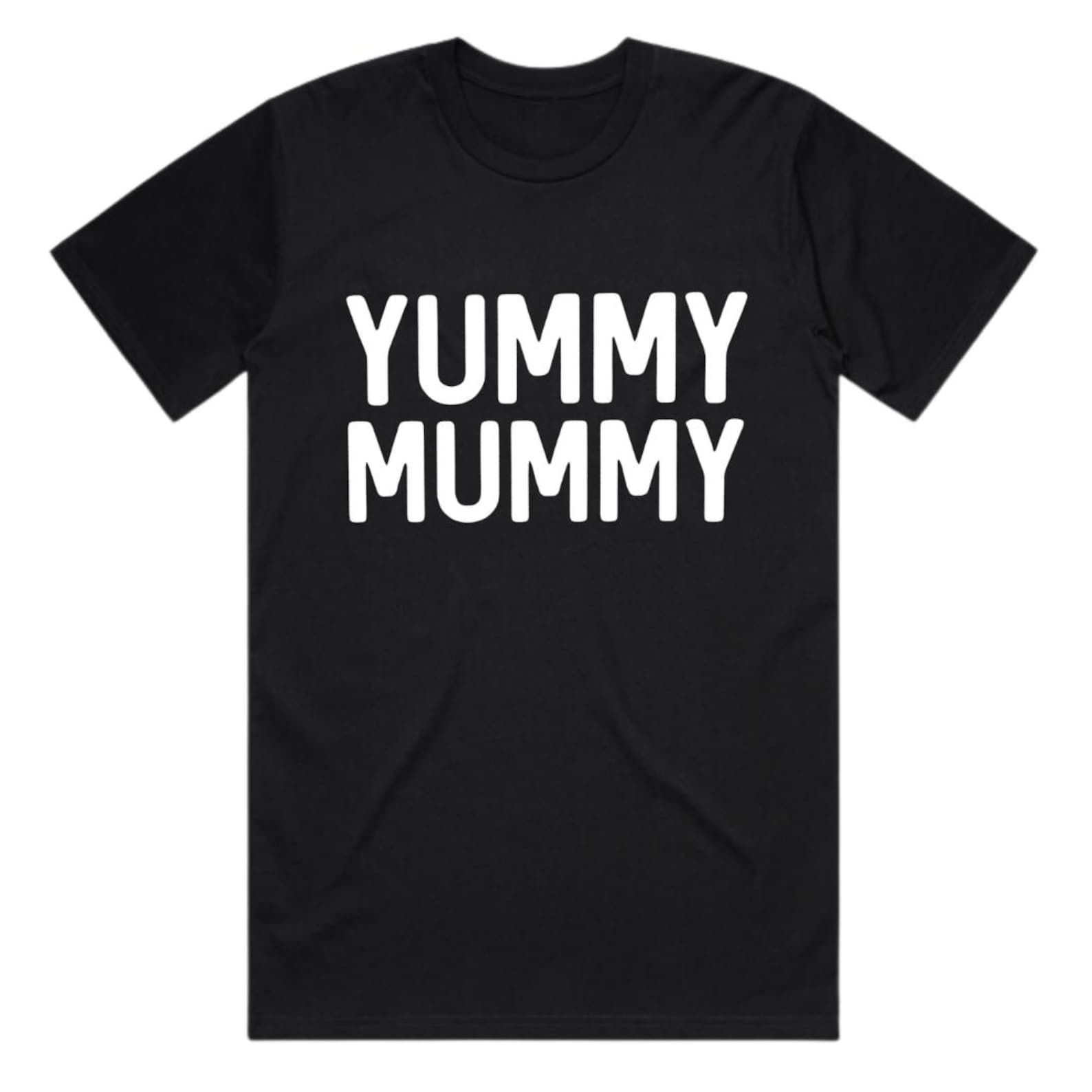 Yummy Mummy T-Shirt – Heavy Organic Cotton, Screen Printed Gift 3XL