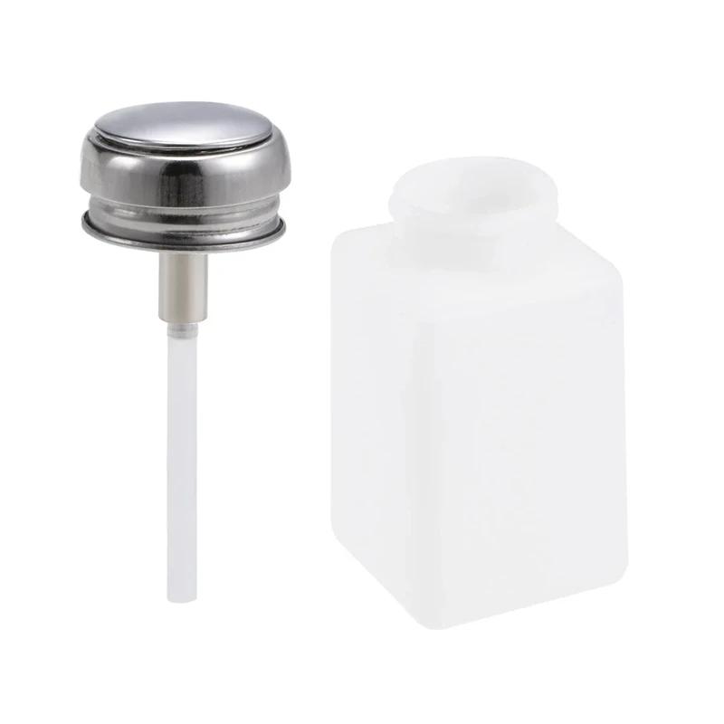 100-250ML Bottiglia Vuota con Pompa Liquido Alcolico Pressa Rimuovi Smalto Detergente Bottiglia Ricaricabile Dispenser Contenitore Manicure