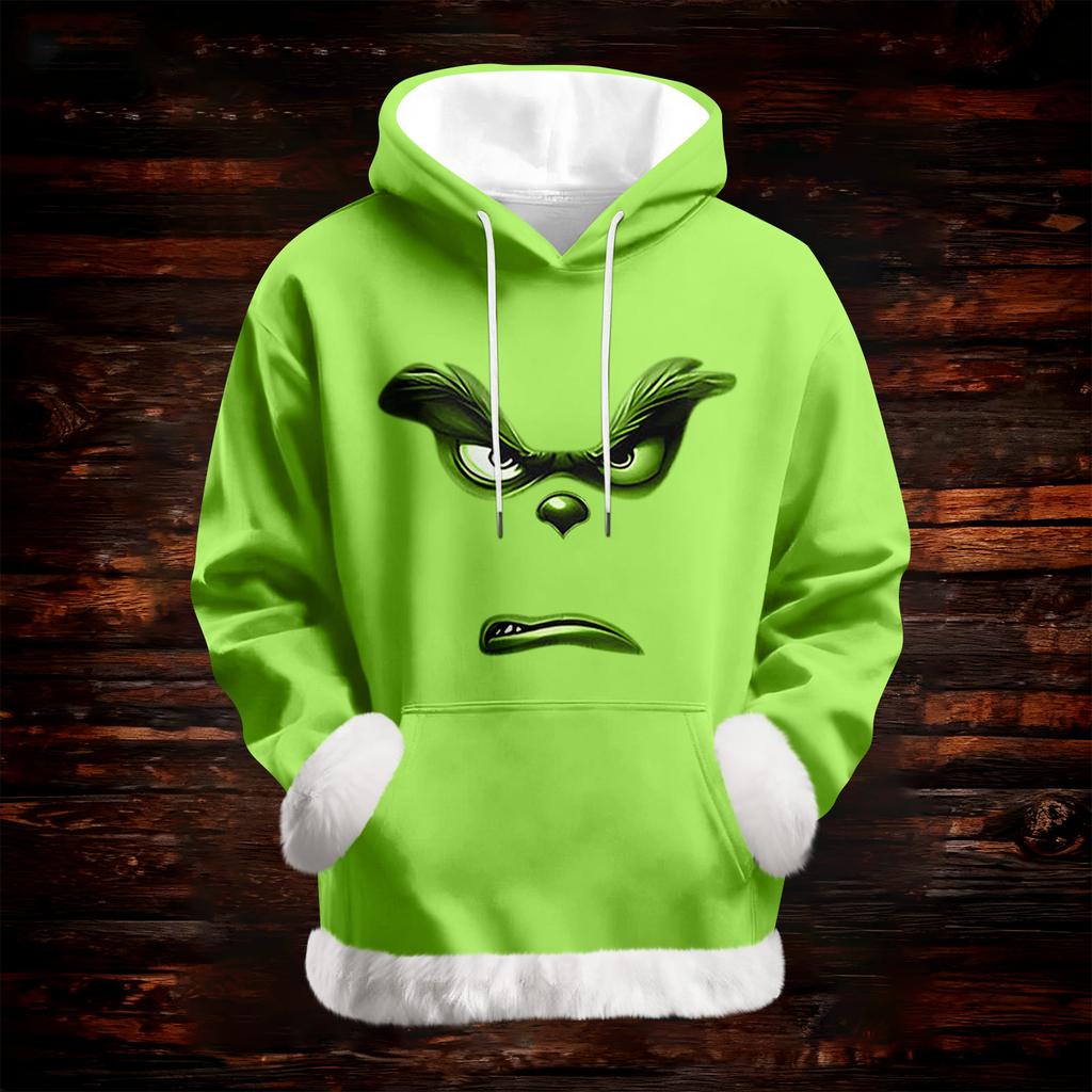 Women's Casual Fashion Print Long Sleeve Hooded Sweatshirt Top