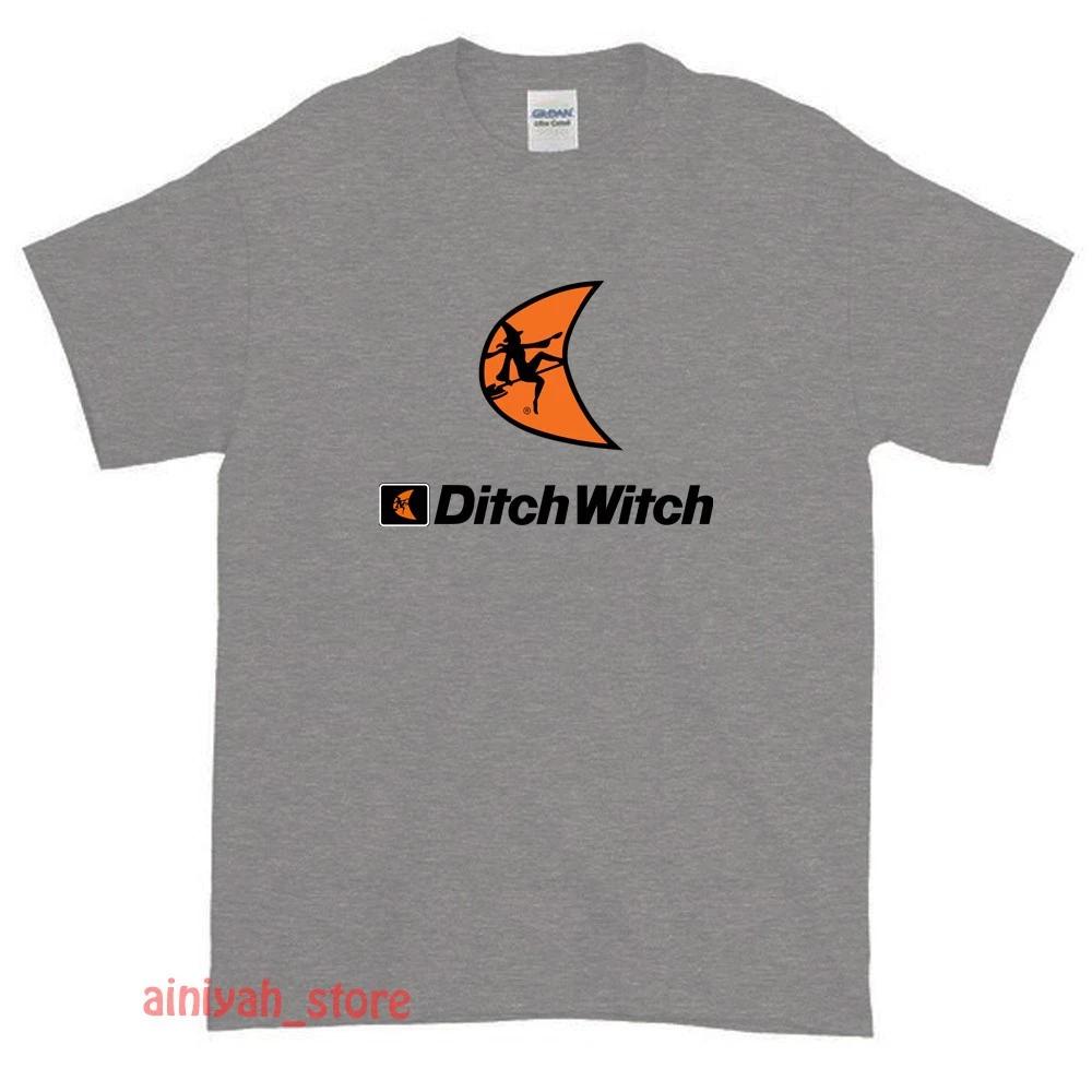 New Ditch Witch Logo Men s Funny T shirt USA Size S-XXL XL