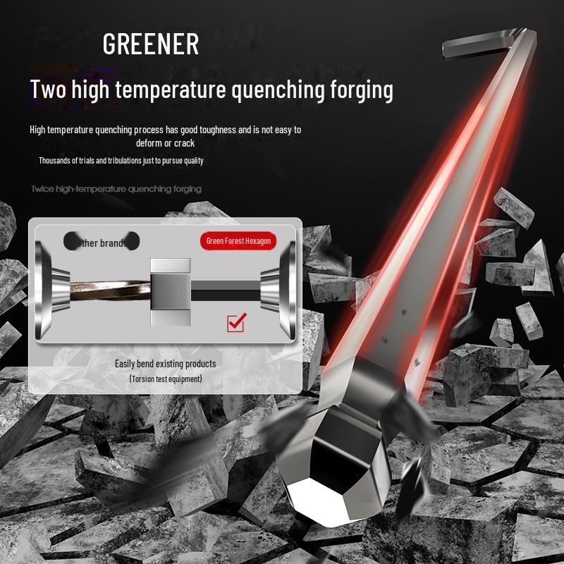 Green Forest Universal Hexagonal Wrench & Screwdriver Set