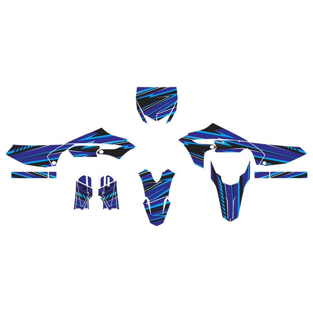 Yamaha YZ65 2018-2023 Off-Road Motorcycle Full Sticker Set Thick - 29mil