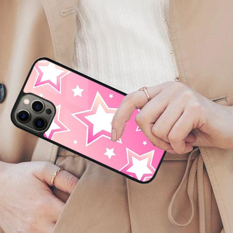 preppy stars lightning pink Magnetic Phone Case For APPLE iPhone 17 Air 16 14 13 12 Pro Max 15 Plus Wireless MagSafe Cover