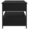 Coffee Table Black Oak Effect 70 x 50 x 54.5 cm Engineered Wood