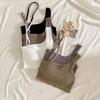 Woman Knitted Tank Top Women Strap Vest Sexy Female Knitting Crop Top