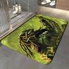 Monster Y-Yautja Floor Mat Soft Flannel Entrance Door Mat Non Slip Absorbent Bathroom Bedroom Floor Rug