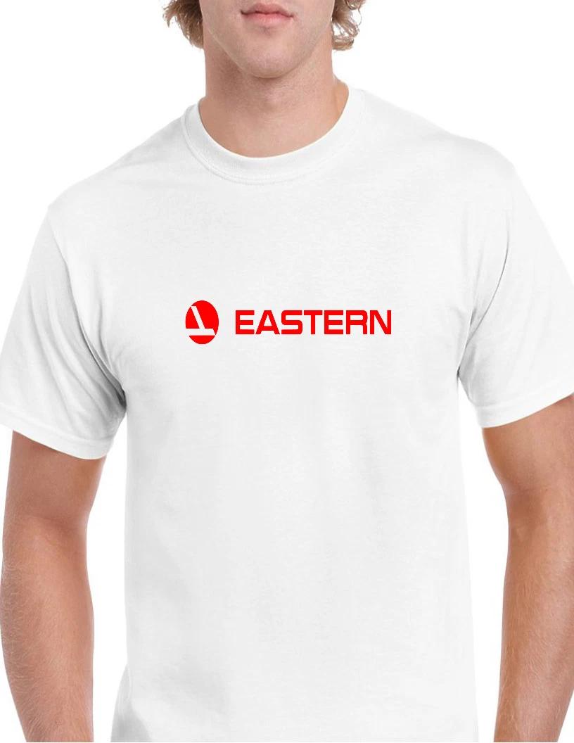 Eastern Airlines Red Retro Logo Shirt Aviation Geek White Cotton T-Shirt S-5XL S
