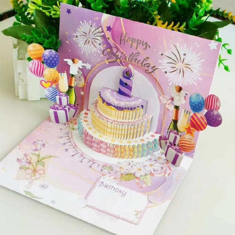 Musical Birthday Greeting Card with Light and Music Happy Birthday Card Greeting Cards for Women Men Kid Friend Birthday