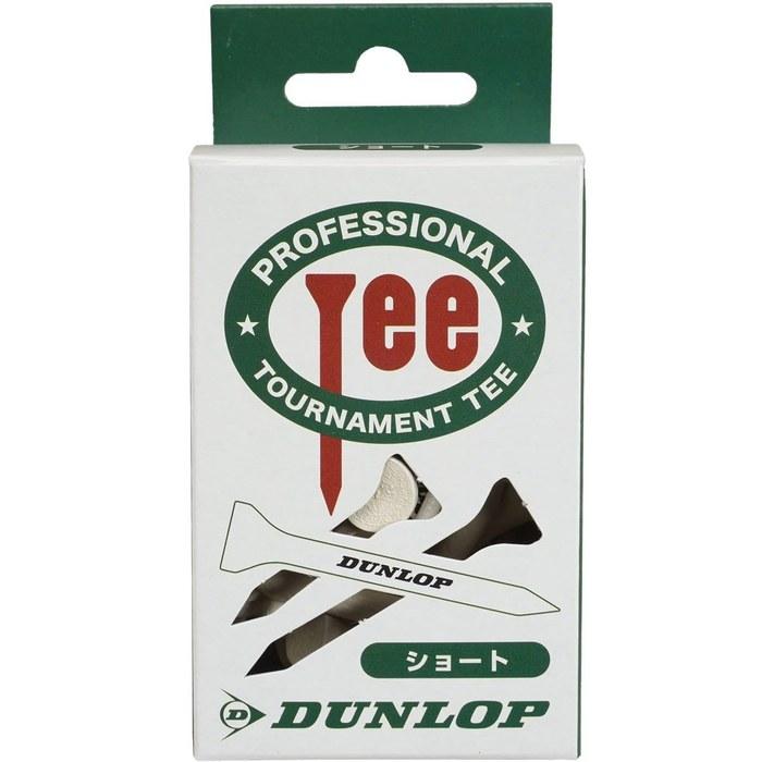 DUNLOP Golf Tee DUNLOP Wood Tee Short White GGF-05508