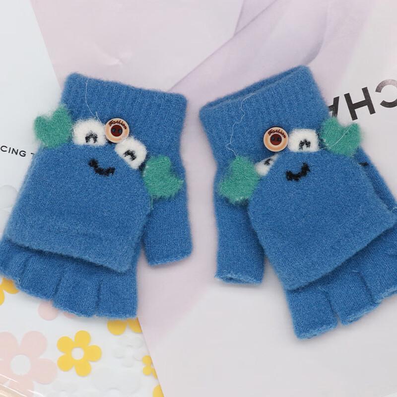 

LCsanyp Kids Cartoon Plush-Lined Convertible Gloves
