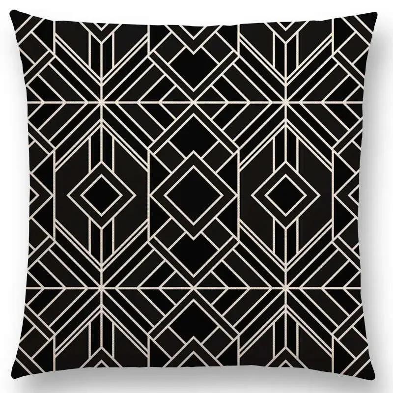 New Exotic Prints Gorgeous Geometric Pattern beautiful Elegant Stripes Pretty Texture Home Cushion Cover Sofa Throw Pillow Case