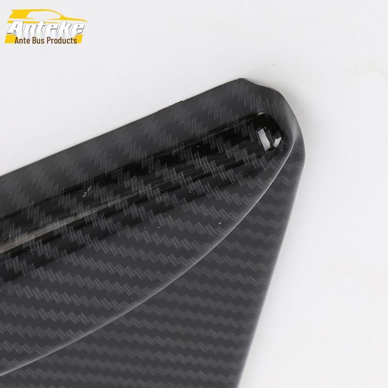 18 Tuda Interior Triangle Trim: Electroplated Panel Sticker for Car Window Decoration