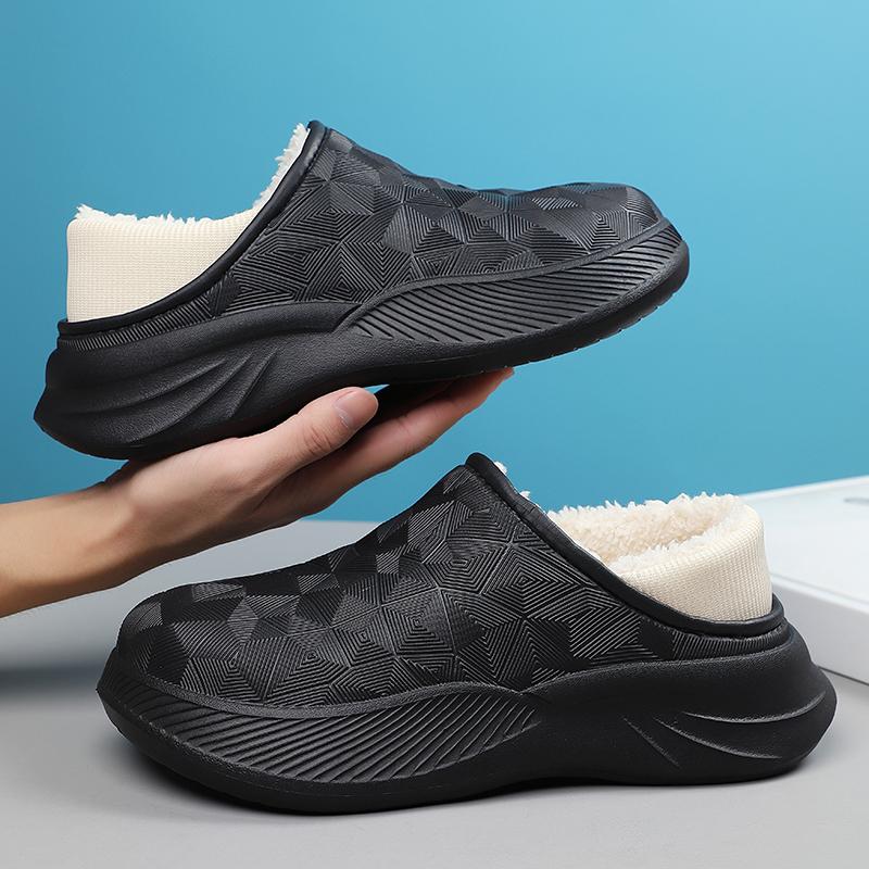 Fashion New Winter Men Warm Shoes Home Cotton Shoes Outdoor Waterproof Couple Snow Shoes Women Casual Shoes Indoor Slipper Bedroom Shoes