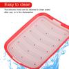 3pcs 6 Cavity Silicone Sausage Mold Food Grade Silicone Sausage Maker Mold  Home Kitchen Baking