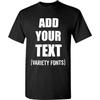 Camiseta Personalizada Adicione Seu Texto Camiseta Personalizada para Homens e Mulheres Camiseta de Algodão
