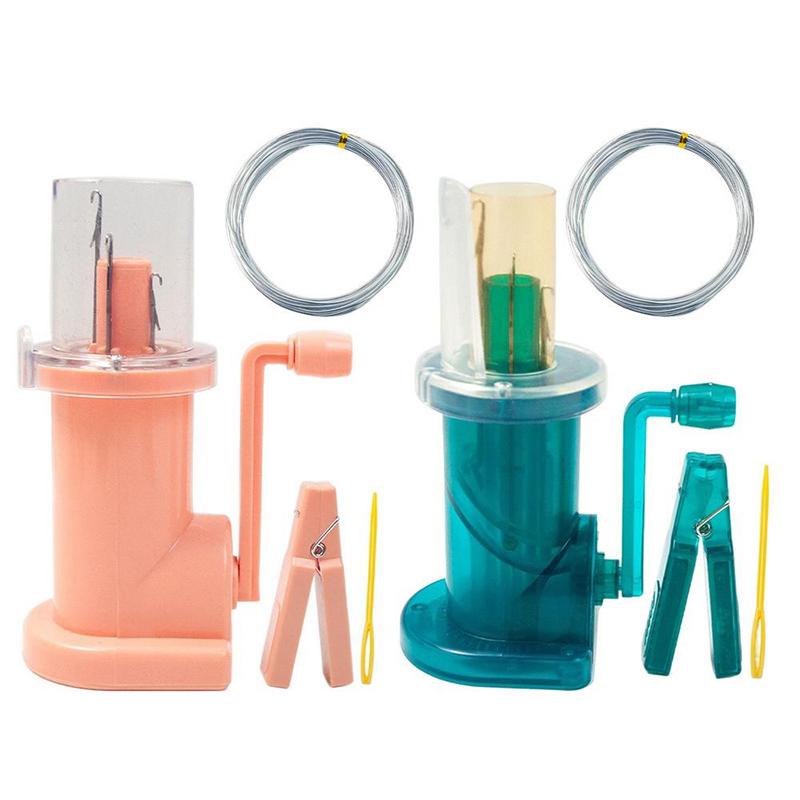 Mini cívka na pletení, ozdobný řemeslný náramek, ruční tkaní, háčkovací nástroje, sada, domácí šicí příslušenství