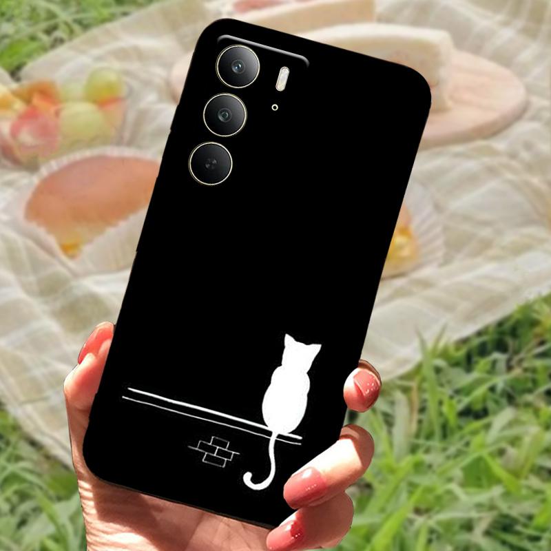 Hülle Für Realme C75 Stoßfestes TPU Silikon Handy Hülle Für Oppo Realme C75 4G Fundas Stoßstange Abdeckung Mode Weiche Schutzhülle