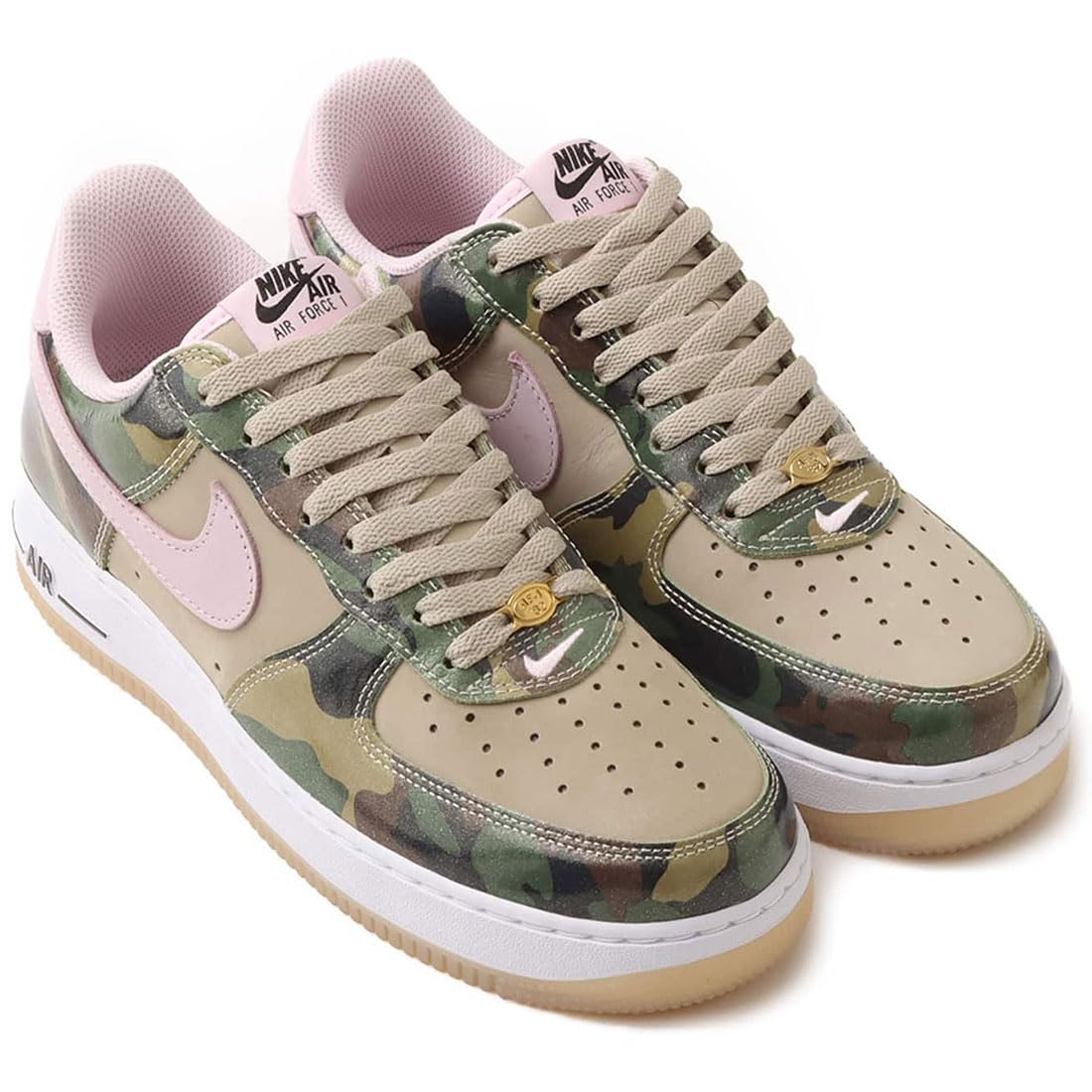 

Nike Air Force 1 Low Desert Foam Размер Ретро, Хаки/Черный/Белый/Розовый HQ1967-200, 26.5см