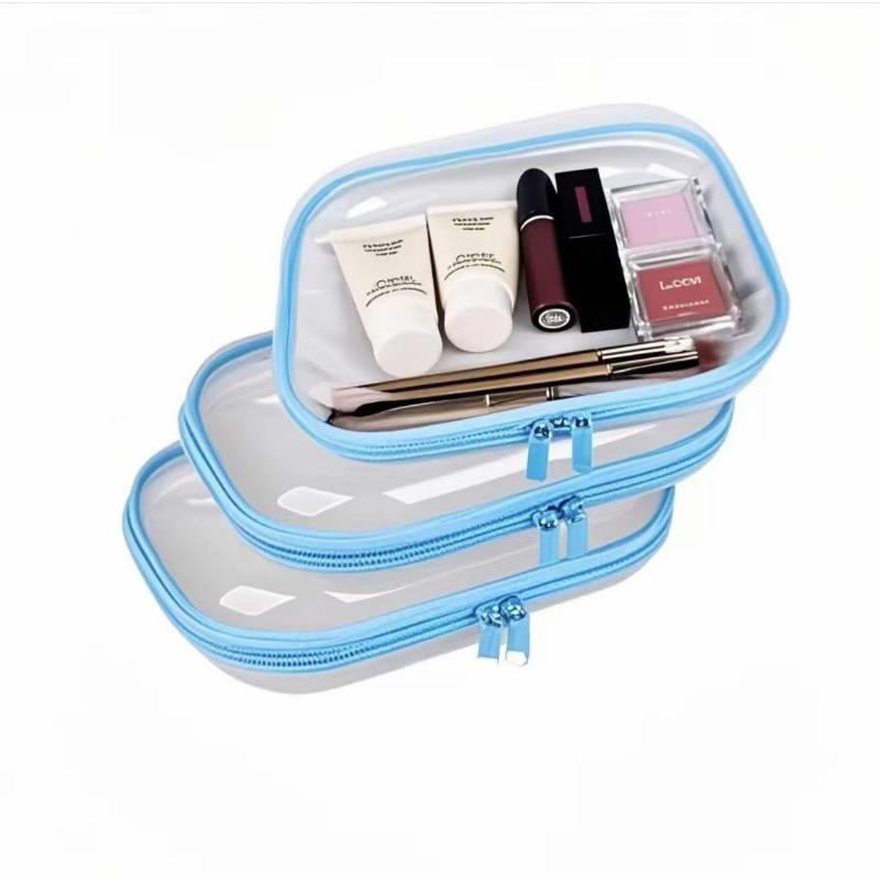 3PCS New Zipper Foldable Home Clothing Storage Hard Bag Portable Storage Box