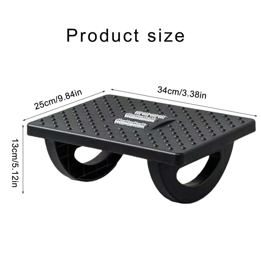 Office Foot Rest Footrest Under Desk Foot Stool with Roller Massager for Office Pressure Relief Foot Rest Under Desk