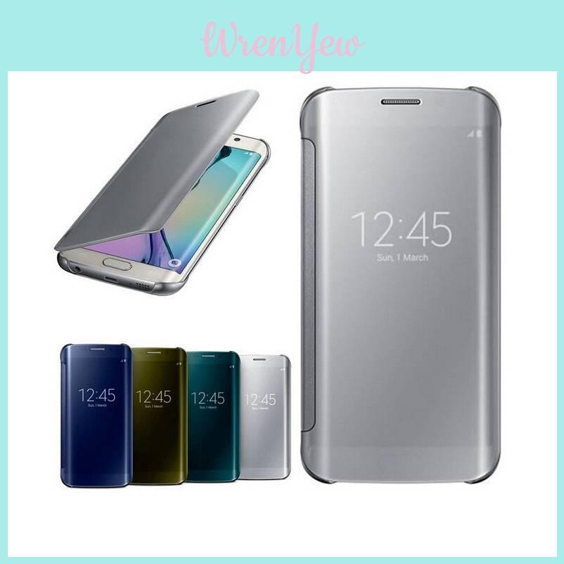 Mirror Finish 3d Vertical Stand Flip Phone Cover For Samsung S8/s8 Plus