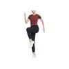 Nike Dri-Fit Fashion Comfortable Versatile Short Yoga Tight Quick-Dry Short Sleeve T-Shirt Women Tops Red HQ4999-619