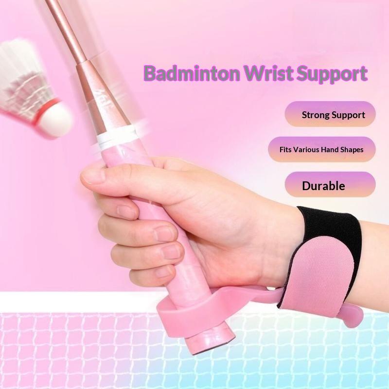 Adjustable Badminton Wrist Support Trainer For Various Hand Size Strong Support Corrects Racket Grip Posture
