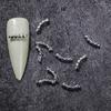 20Pcs Decorative Fade-Resistant Delicate Easy Paste Manicure Decor Twist Nail Ornament Manicure Decor