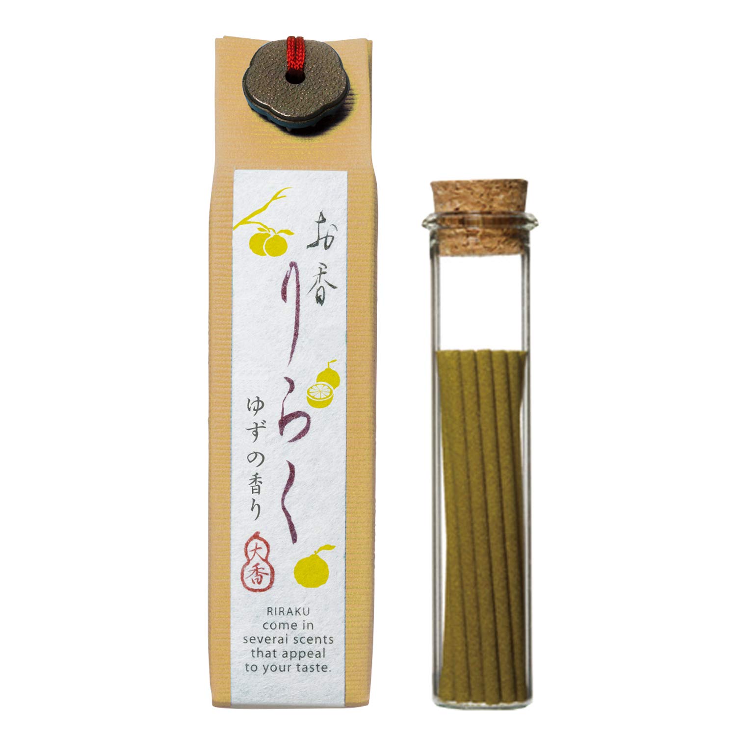 

Large incense incense Riraku Yuzu (winter) жовтий