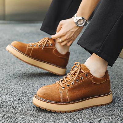 Fashion Casual Genuine Leather Men's Shoes Trendy Minimalist Style Outdoor Fashion Party Leisure Walking Office Youth Quality Shoes