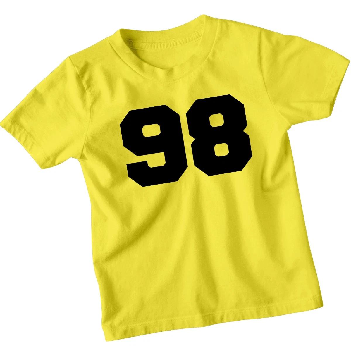 98 Number Sports Style Kids T-Shirt Boys Girls Graphic Tee 110