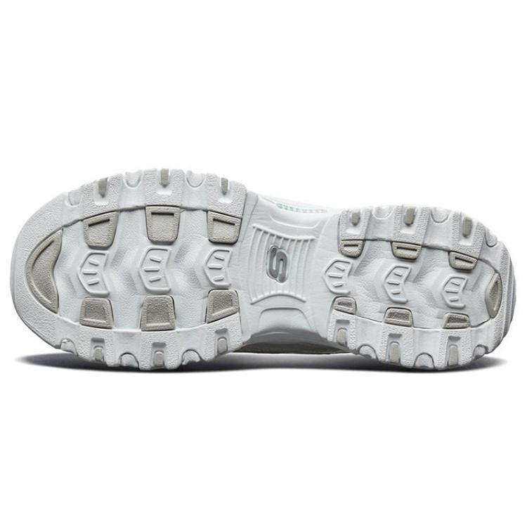 (WMNS) Skechers D'lites 1.0 Sneaker GS White Women's 13144-WMLT