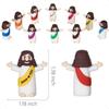 50 Pcs Mini Jesus Figures Tiny Jesus Loves You Figurine Little Religious Christ Savior Doll To Hide and Seek for Sunday Easter