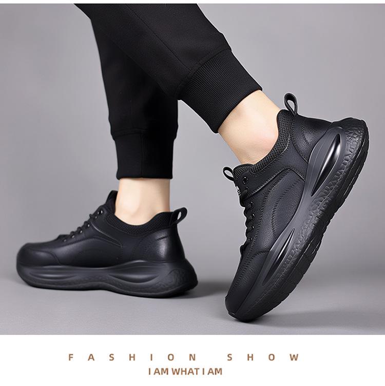 Men's Trendy Casual Sports Leather Shoes - Autumn/Winter 2024 Fashion Collection