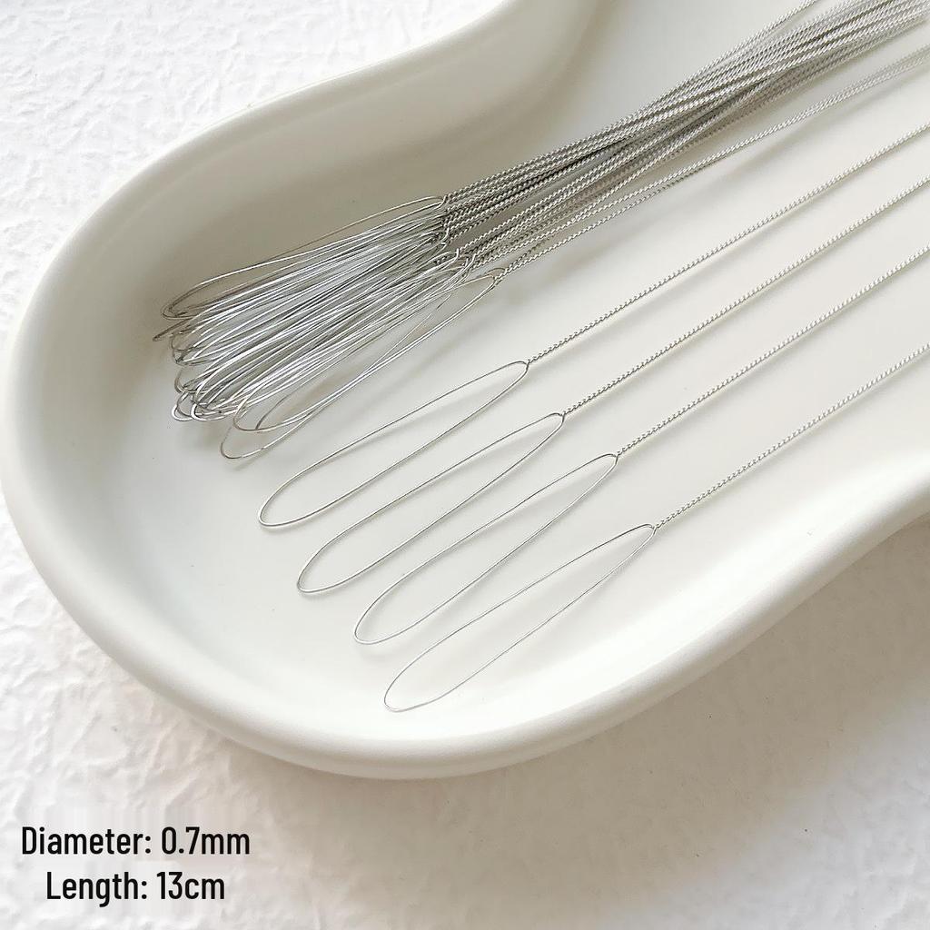 Ac cu Gămălie Răsucită pentru Înfilat Mărgele și Făcut Brățări