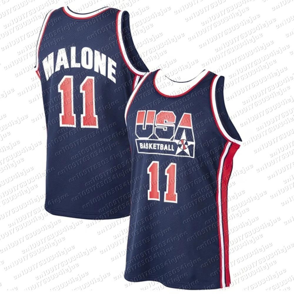 Retro Orlando 1 Penny Hardaway Basketbalový dres Modro-biely pruhovaný Vintage športová uniforma