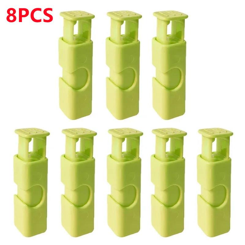 Food Sealing Bag Clip Reusable Fresh Food Storage Tools Plastic Sealer Clamp Snack Bread Seal Bag Home Kitchen Storage Clips