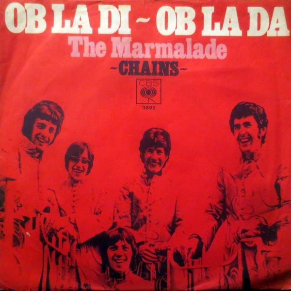 

7inch Record MARMALADE Obladi Oblada 3892 CBS 1968 UK Rock Used