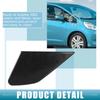 Front Right Door Mirror Corner Mudguard Triangle Cover for Honda Fit 2009-2013 No.75490-TF0-Y01 Plastic Black