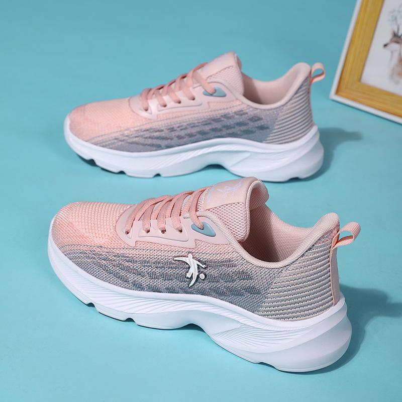 Girls' running shoes Girls' high school students' military training sneakers Women's junior high school students' lightweight shock-absorbing soft-so