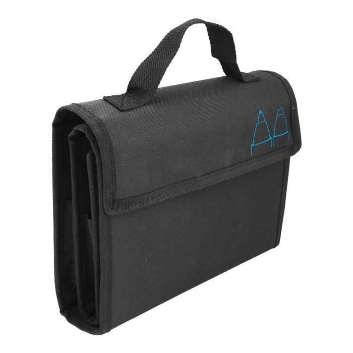 Trousse de rangement - OZ INTERNATIONAL - 48 marqueurs - Noir - Synthétique