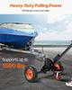 1500lbs 2-in-1 Trailer Dolly 22 and 26 In Adjustable Height 2in Ball with Caster
