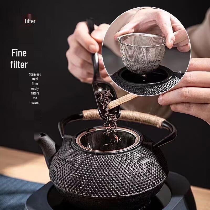 Xiyao Cast Iron Teapot with 304 Stainless Steel Infuser